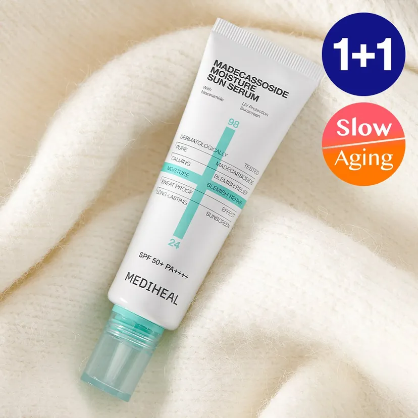 MEDIHEAL Madecassoside Moisture Sun Serum Blemish Repair