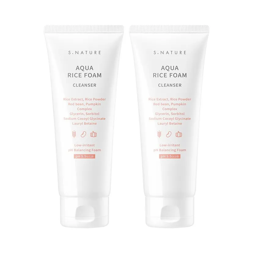 S.NATURE Aqua Rice Foam Cleanser
